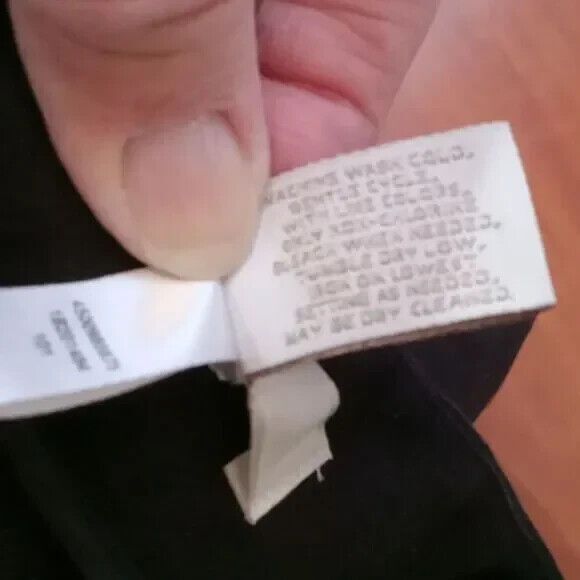 Chico's pants women's size 0 (size 4) black cropped - Picture 12 of 13